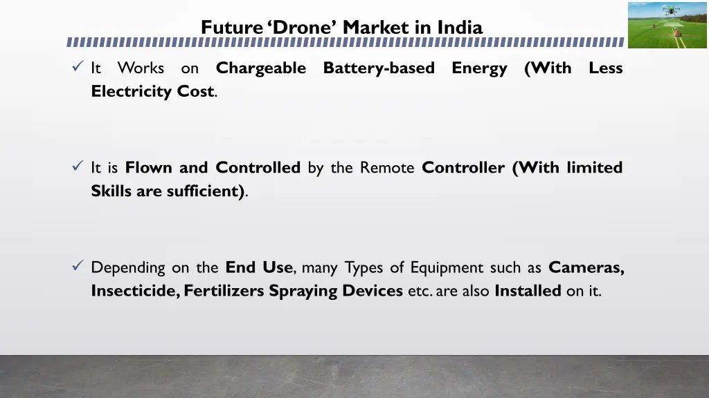 future drone market in india 13