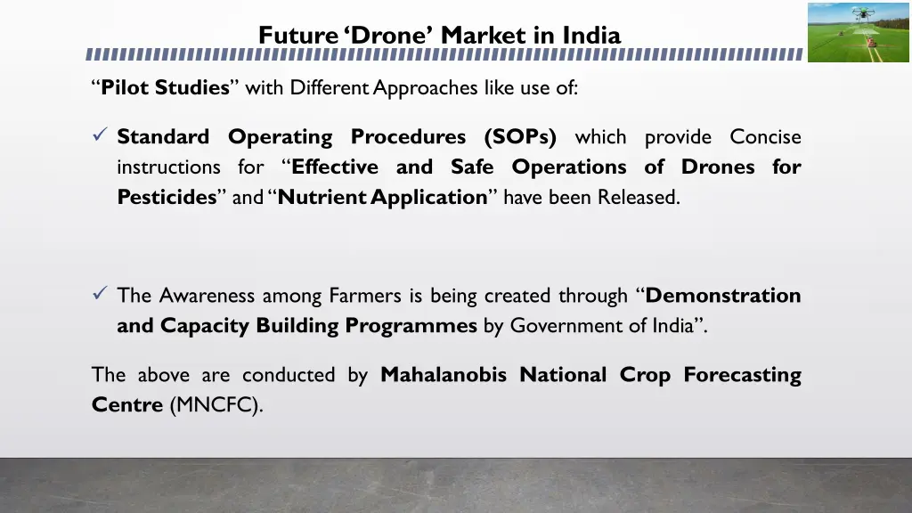 future drone market in india 18