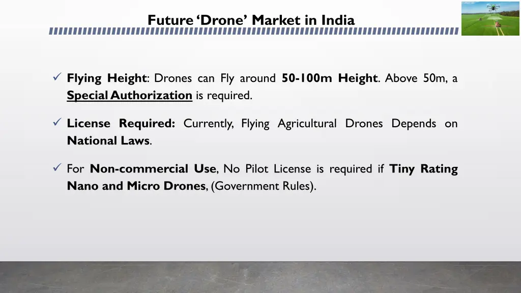 future drone market in india 20