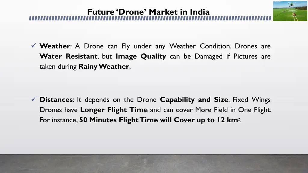 future drone market in india 21