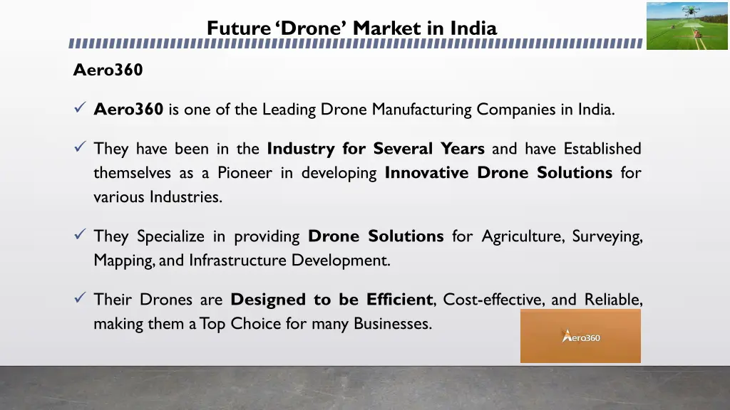 future drone market in india 28