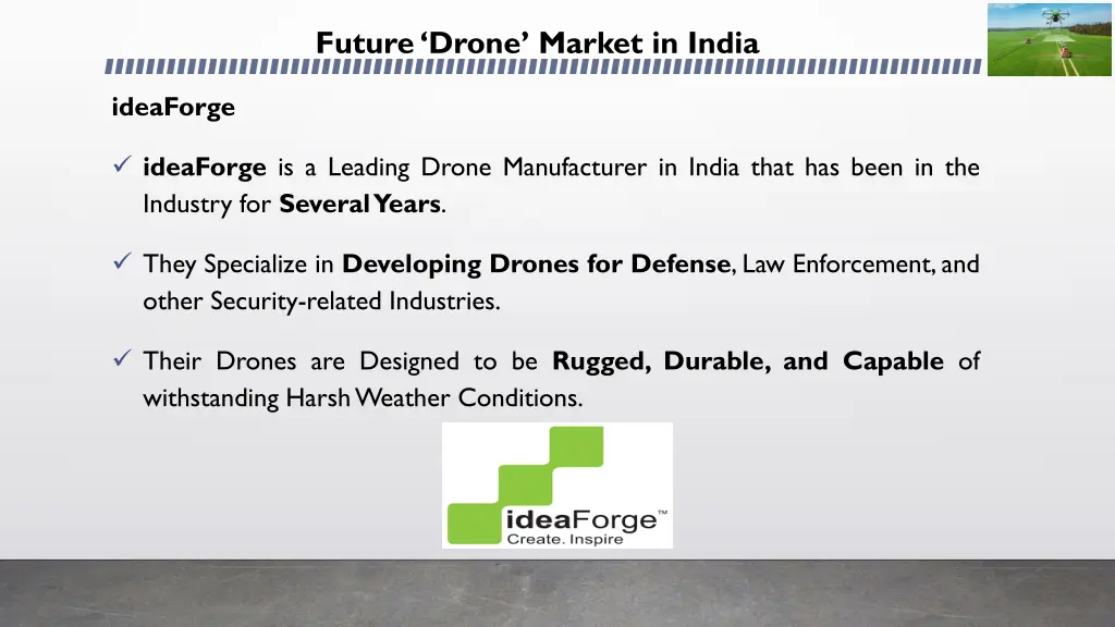 future drone market in india 30