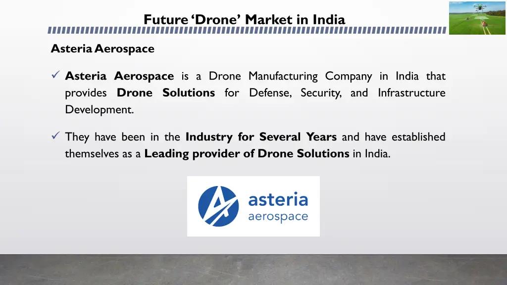 future drone market in india 33