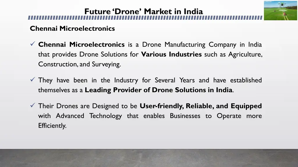 future drone market in india 35