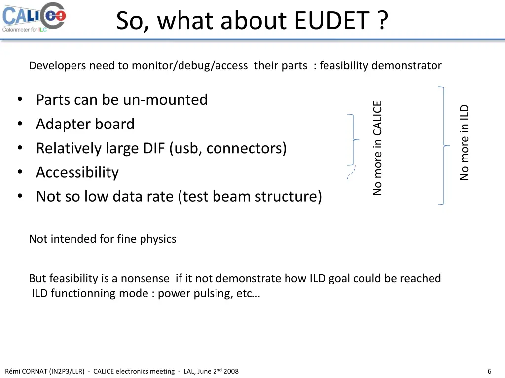 so what about eudet