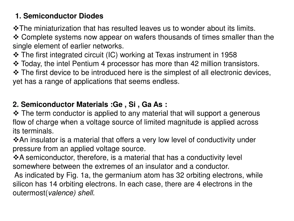 1 semiconductor diodes the miniaturization that