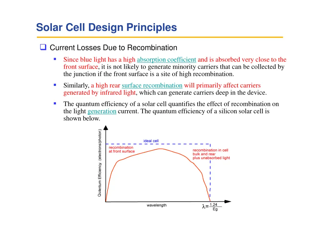 solar cell design principles 10