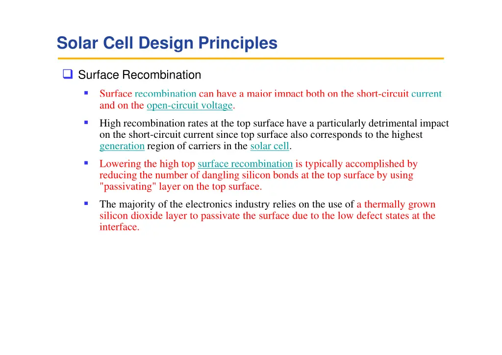 solar cell design principles 14