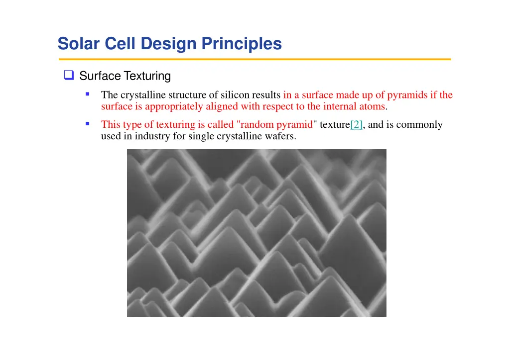solar cell design principles 2