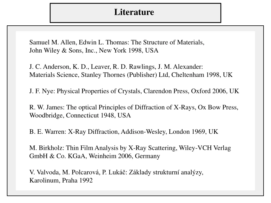 literature
