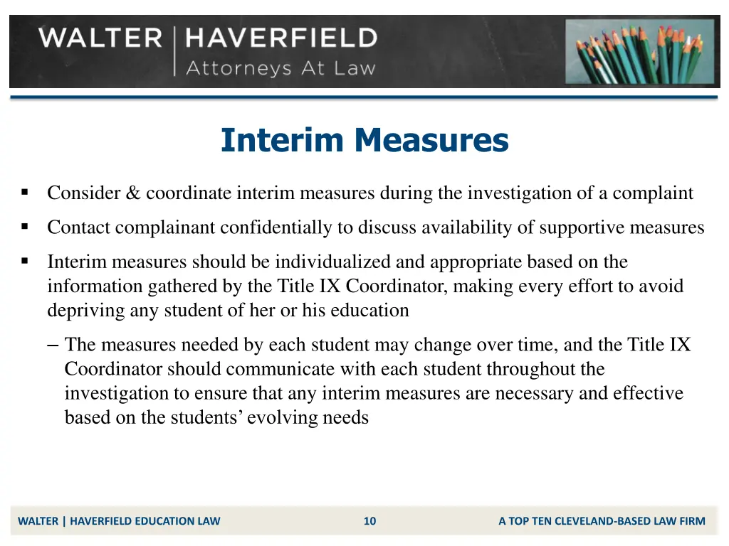 interim measures