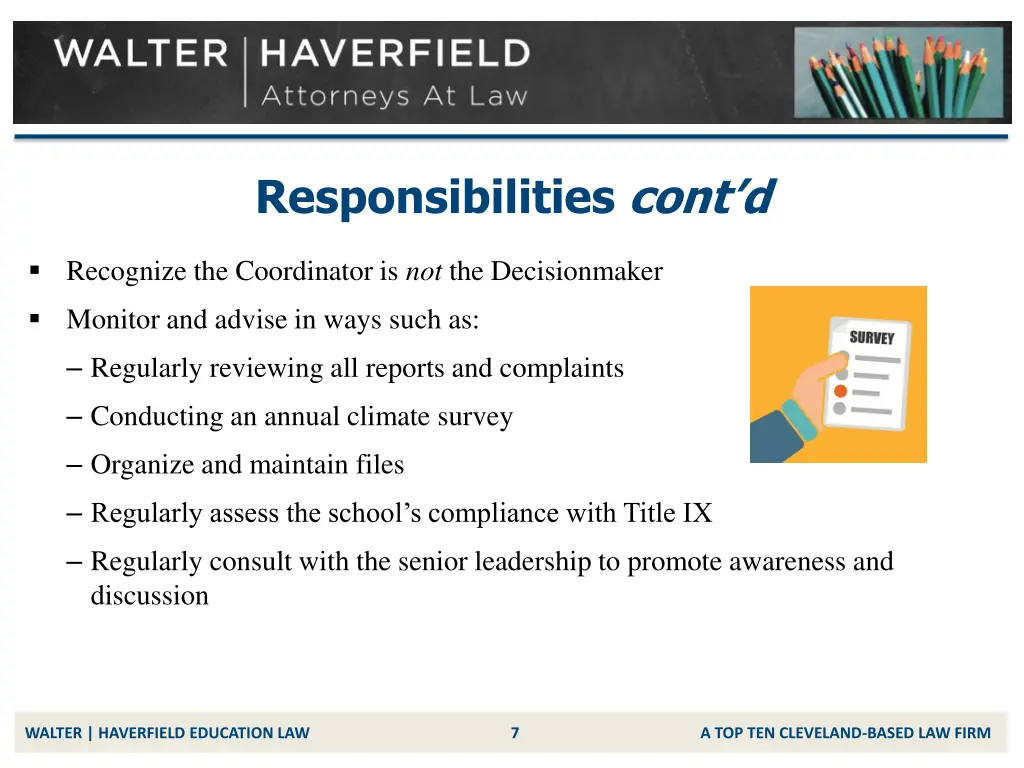 responsibilities cont d 1