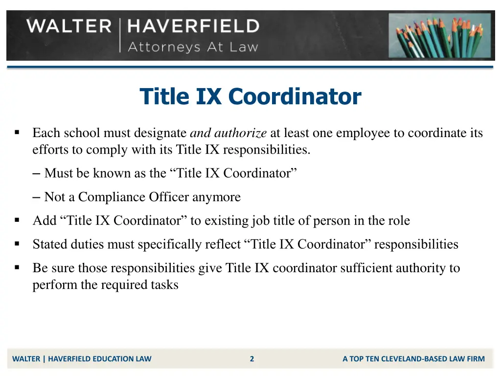 title ix coordinator