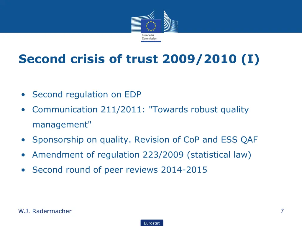 second crisis of trust 2009 2010 i