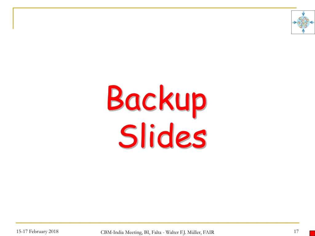 backup slides