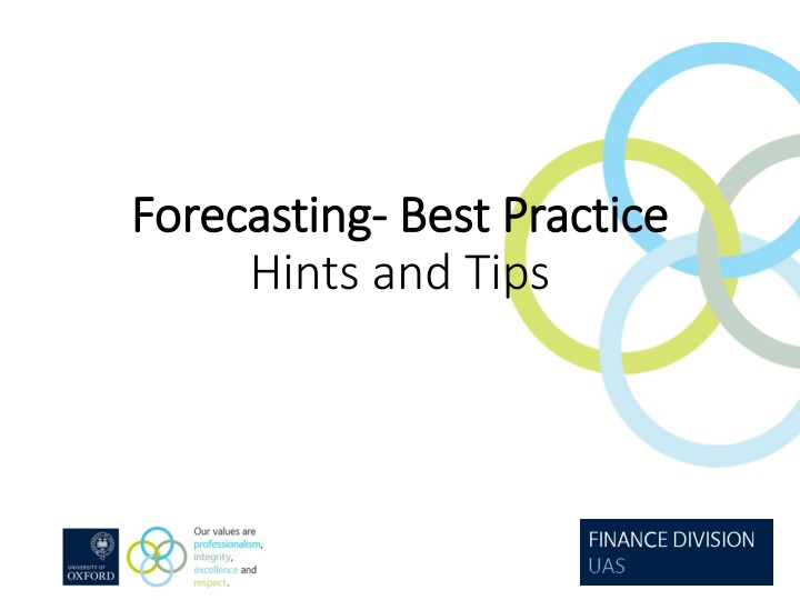 forecasting forecasting best practice best