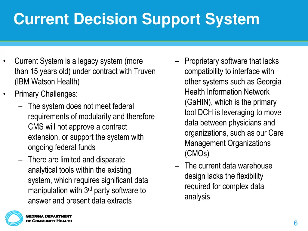 current decision support system