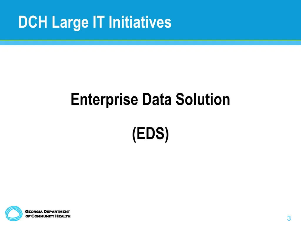 dch large it initiatives