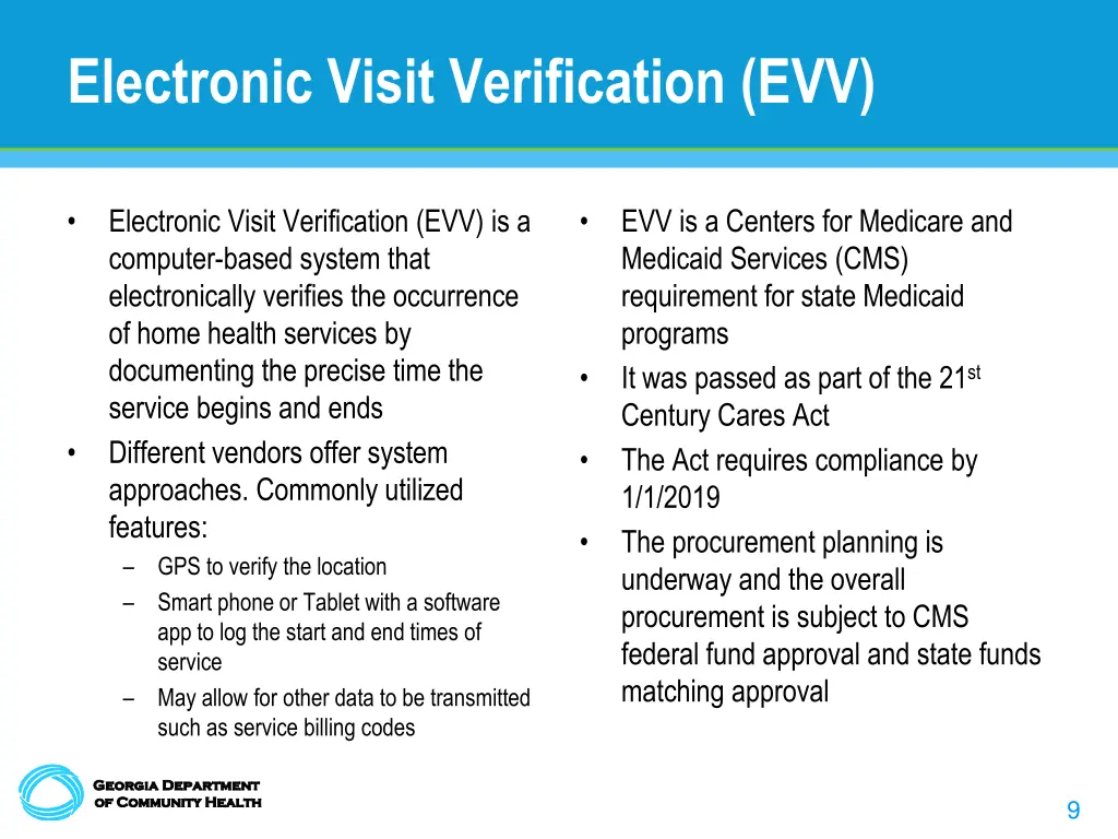 electronic visit verification evv