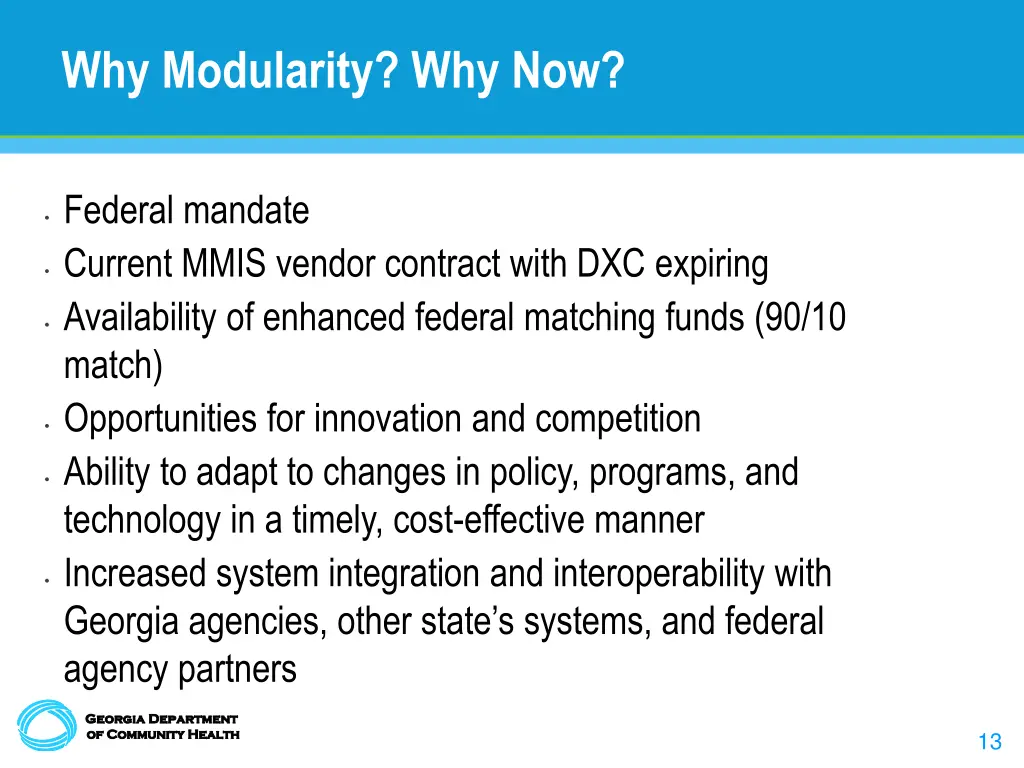 why modularity why now