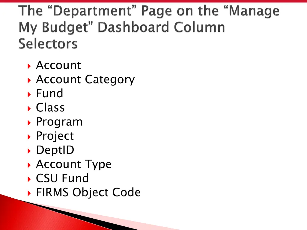 account account category fund class program