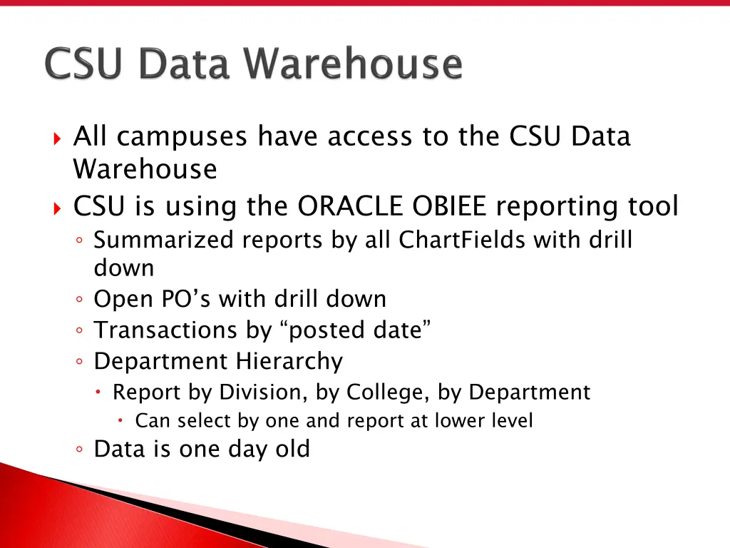all campuses have access to the csu data