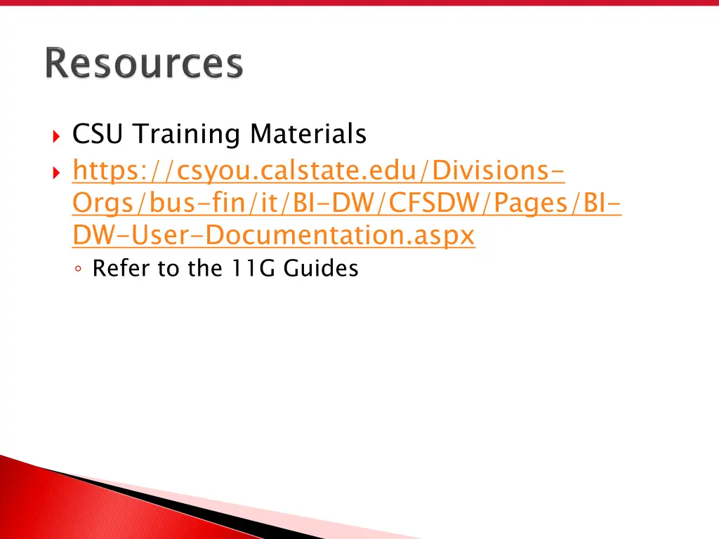 csu training materials https csyou calstate