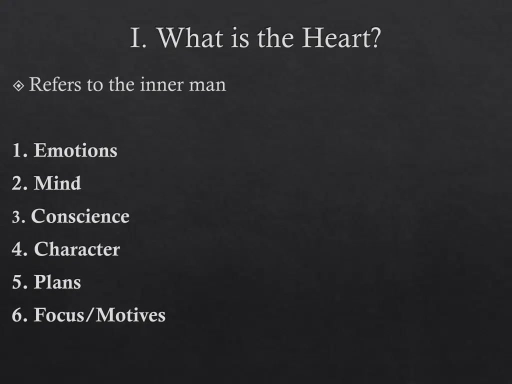 i what is the heart 3