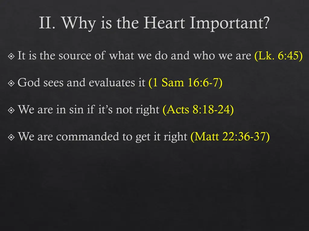 ii why is the heart important