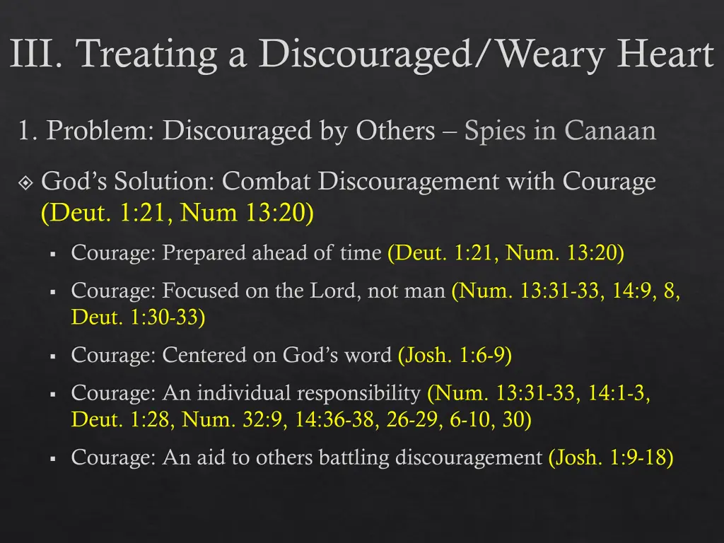 iii treating a discouraged weary heart 2