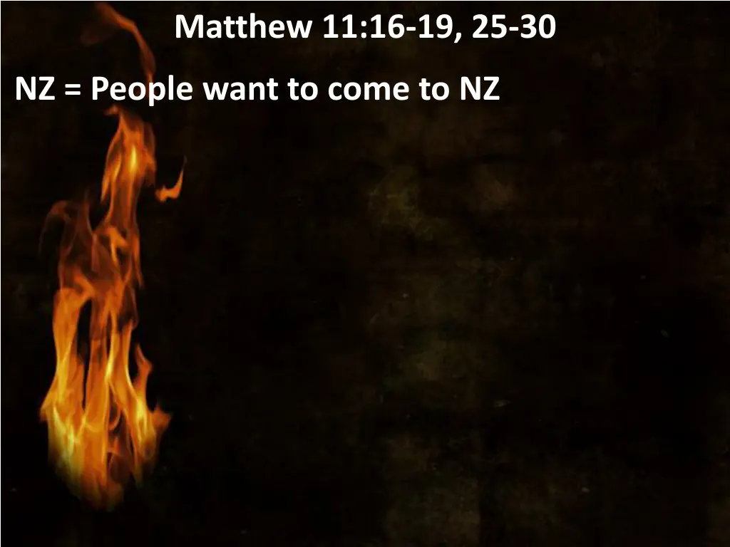 matthew 11 16 19 25 30 5
