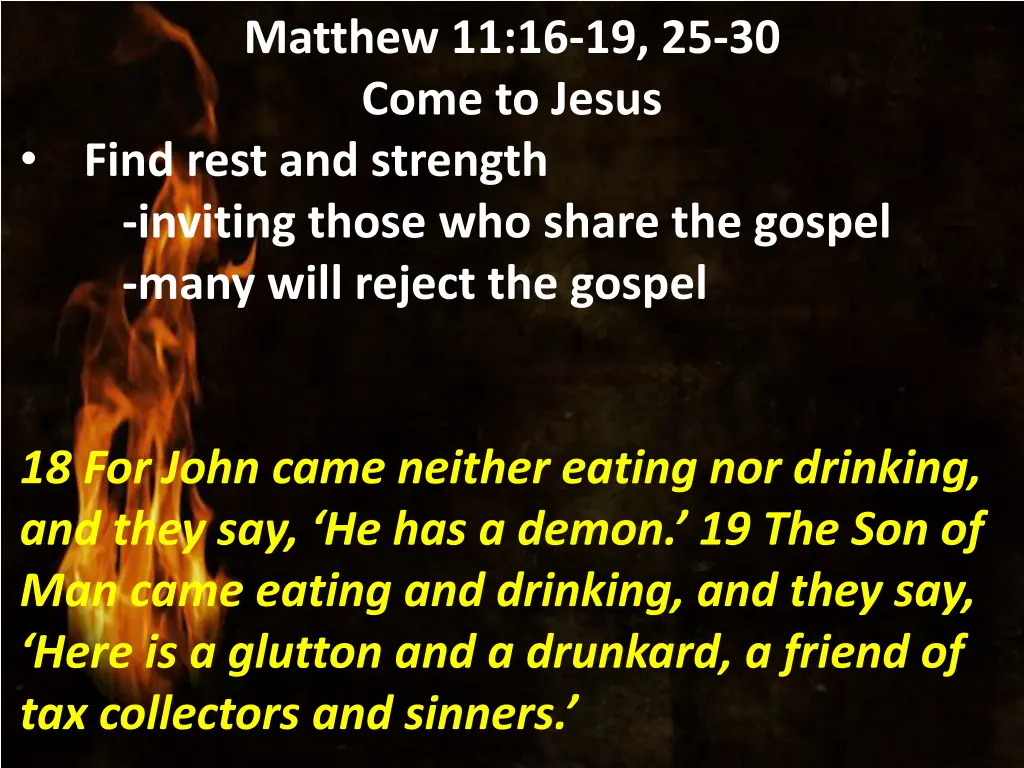 matthew 11 16 19 25 30 come to jesus find rest 2