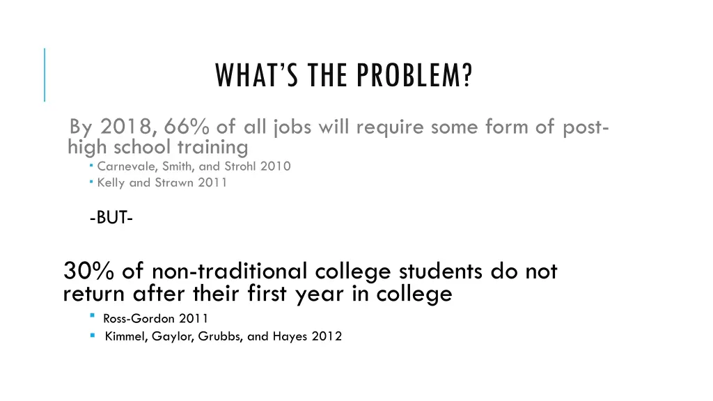 what s the problem 1