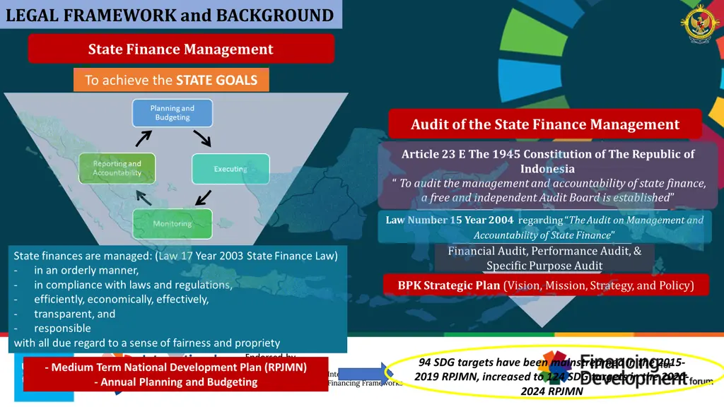 legal framework and background