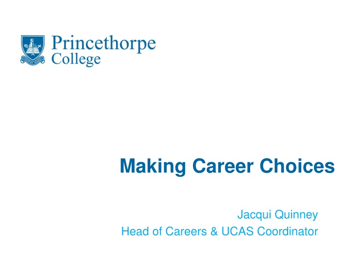 making career choices