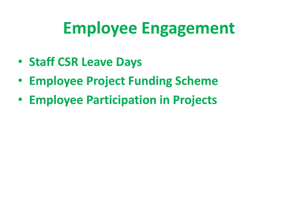 employee engagement