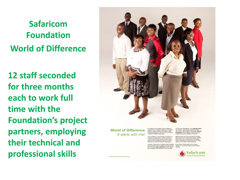 safaricom foundation world of difference
