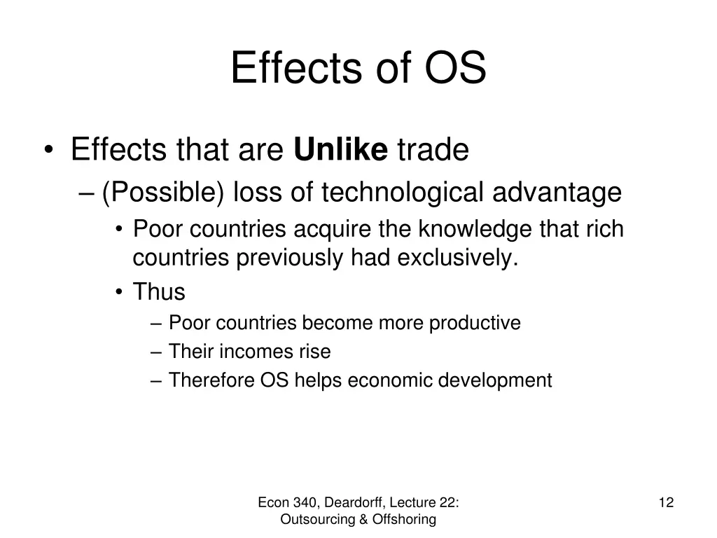 effects of os 3