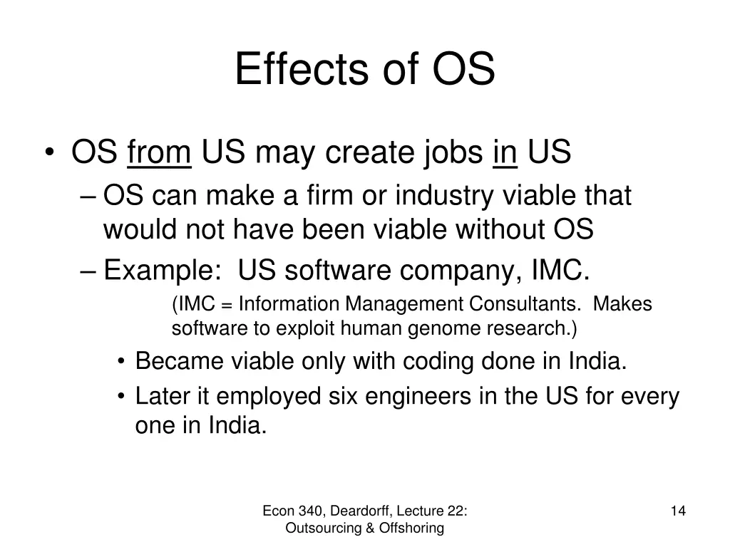 effects of os 5