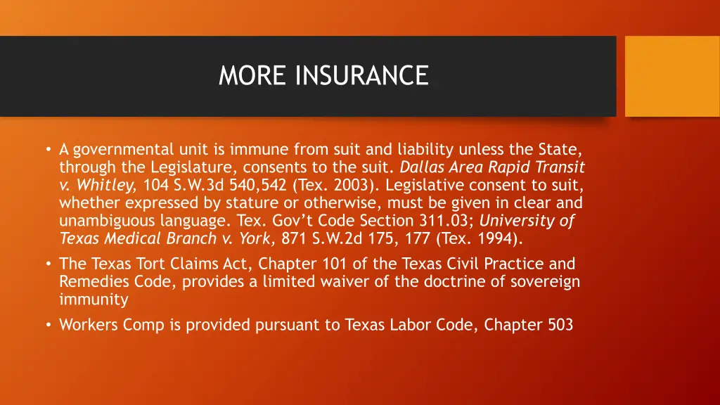 more insurance