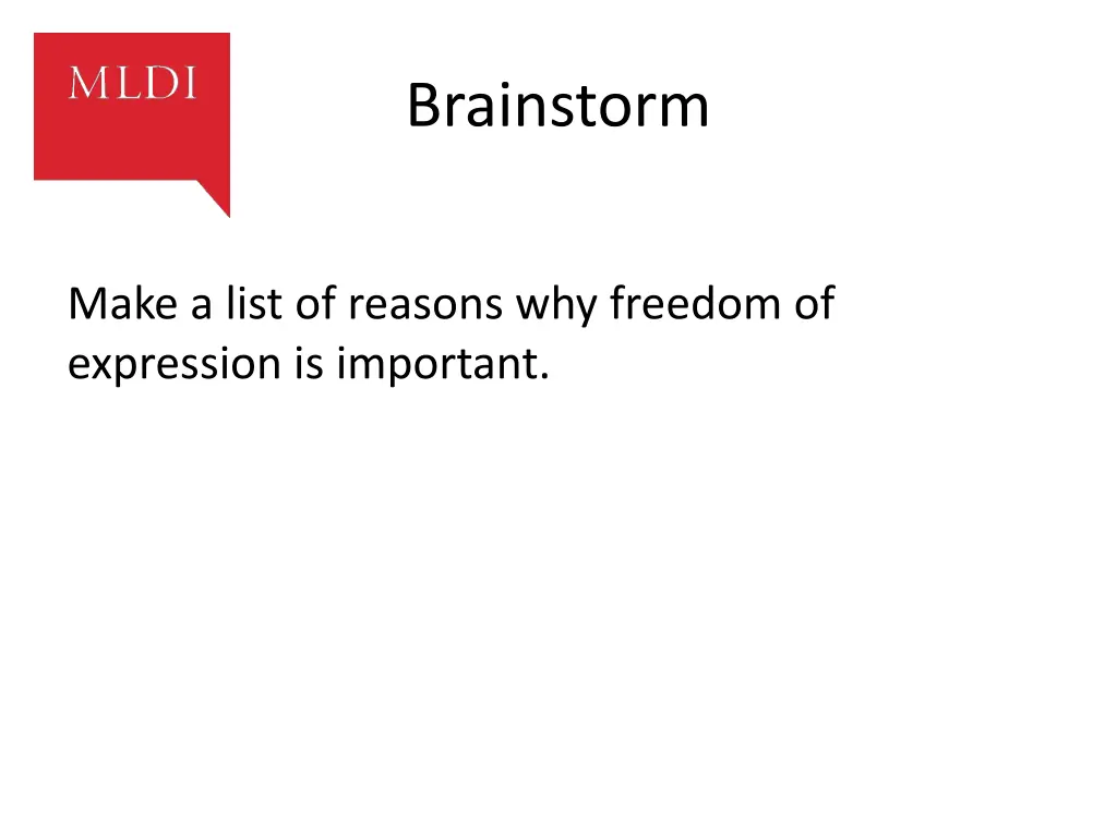 brainstorm