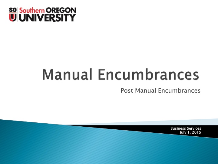 post manual encumbrances