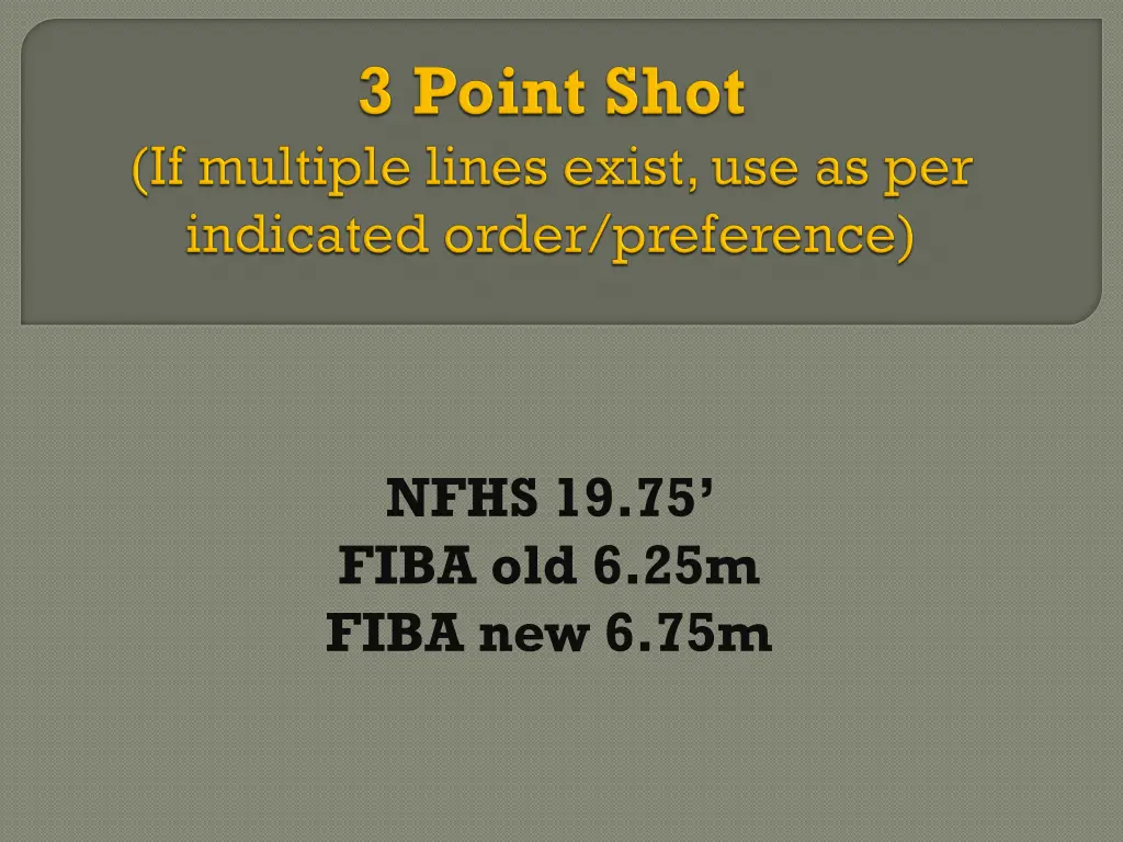 nfhs 19 75 fiba old 6 25m fiba new 6 75m