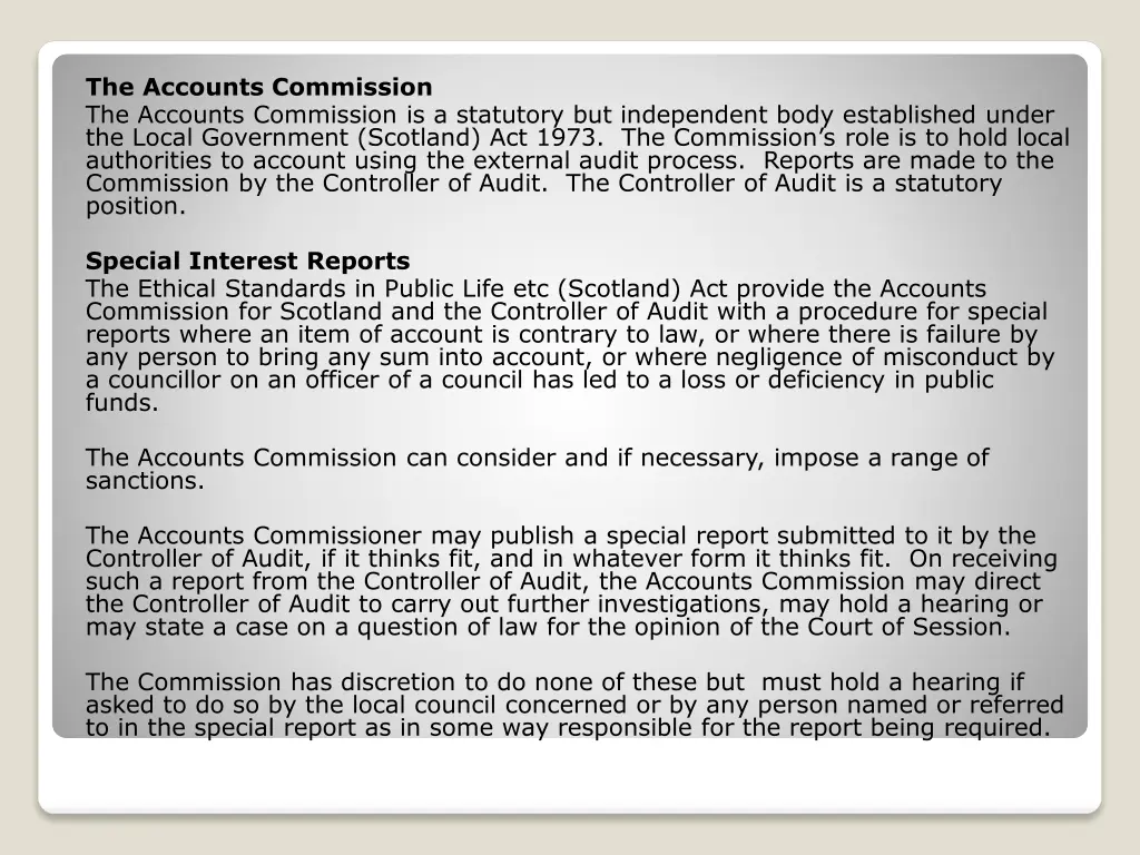 the accounts commission the accounts commission