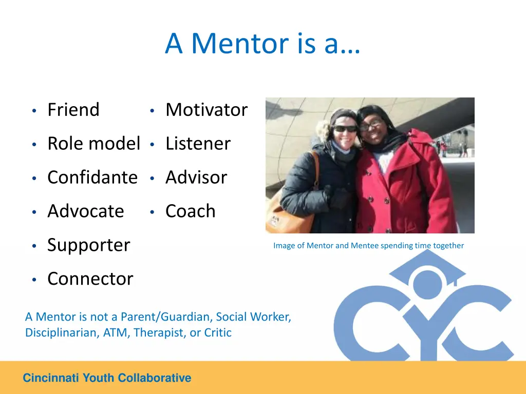 a mentor is a