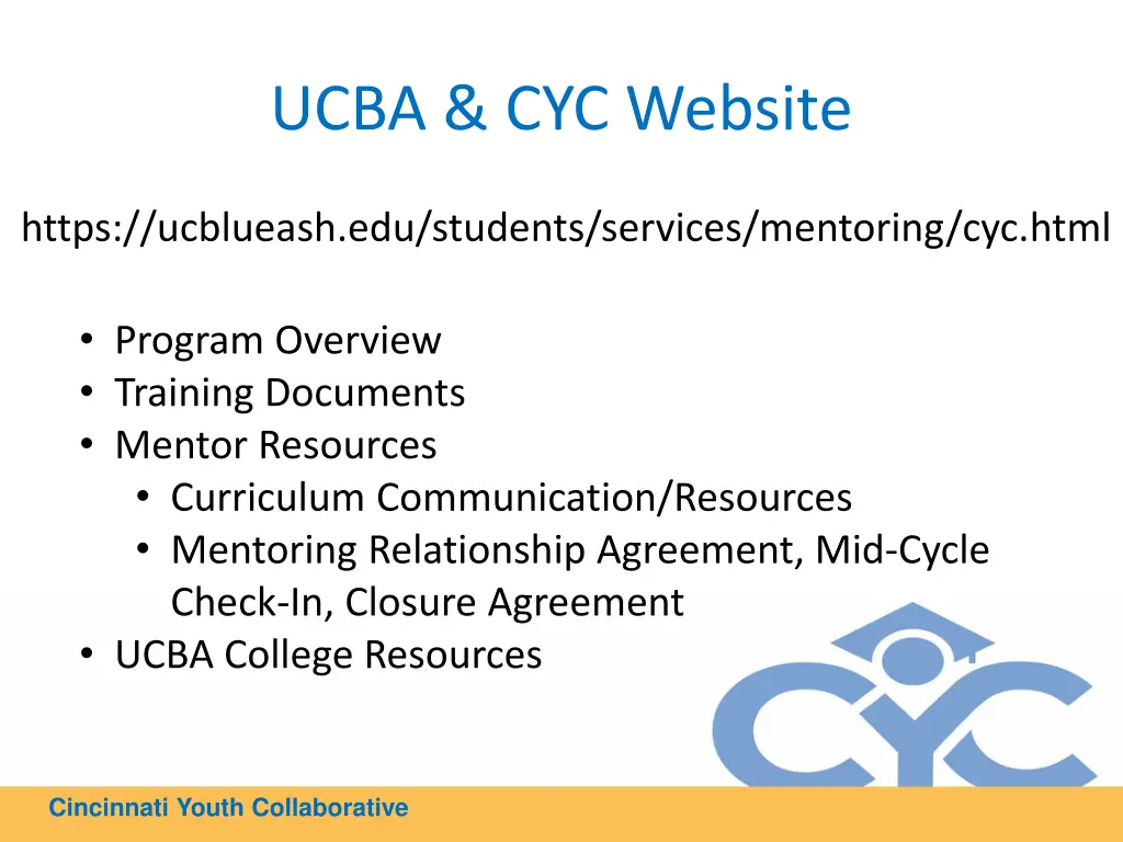 ucba cyc website