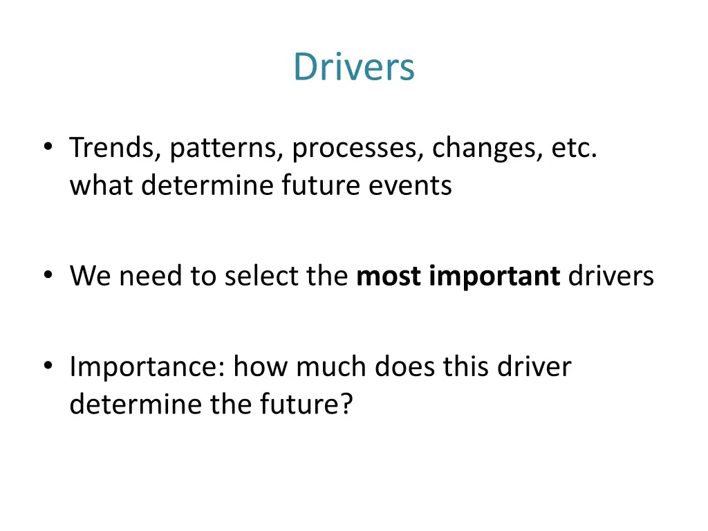 drivers