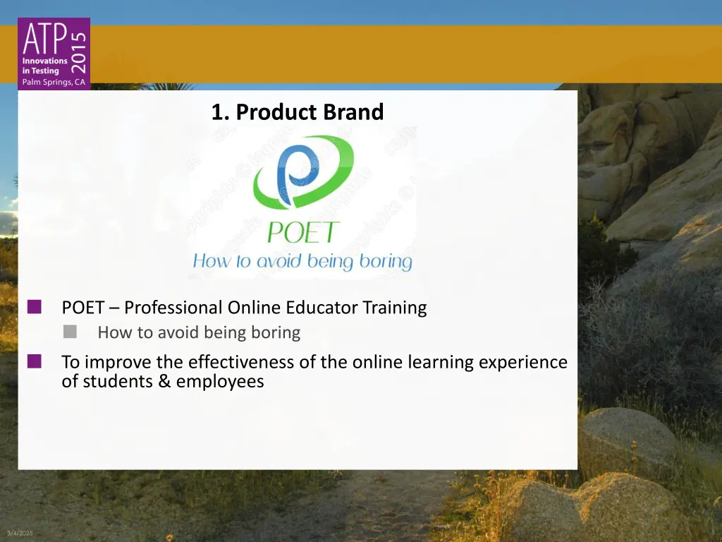 1 product brand