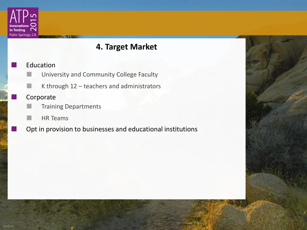 4 target market