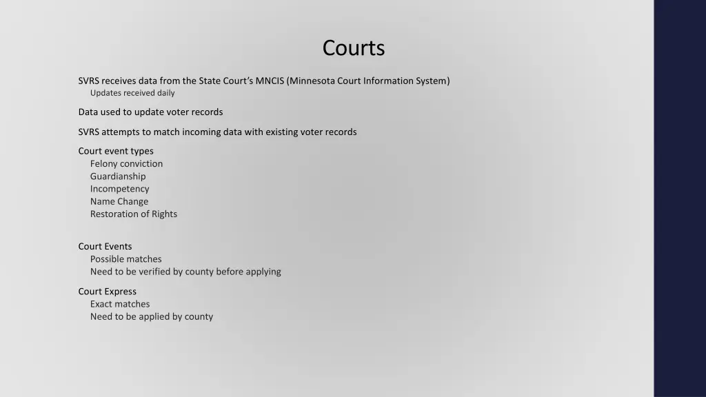 courts 1